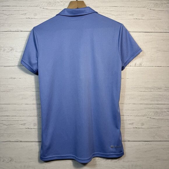 Ariat Womens Size Large Short Sleeve Blue Polo Tek Heat Shirt Ladies Casual - Picture 5 of 6